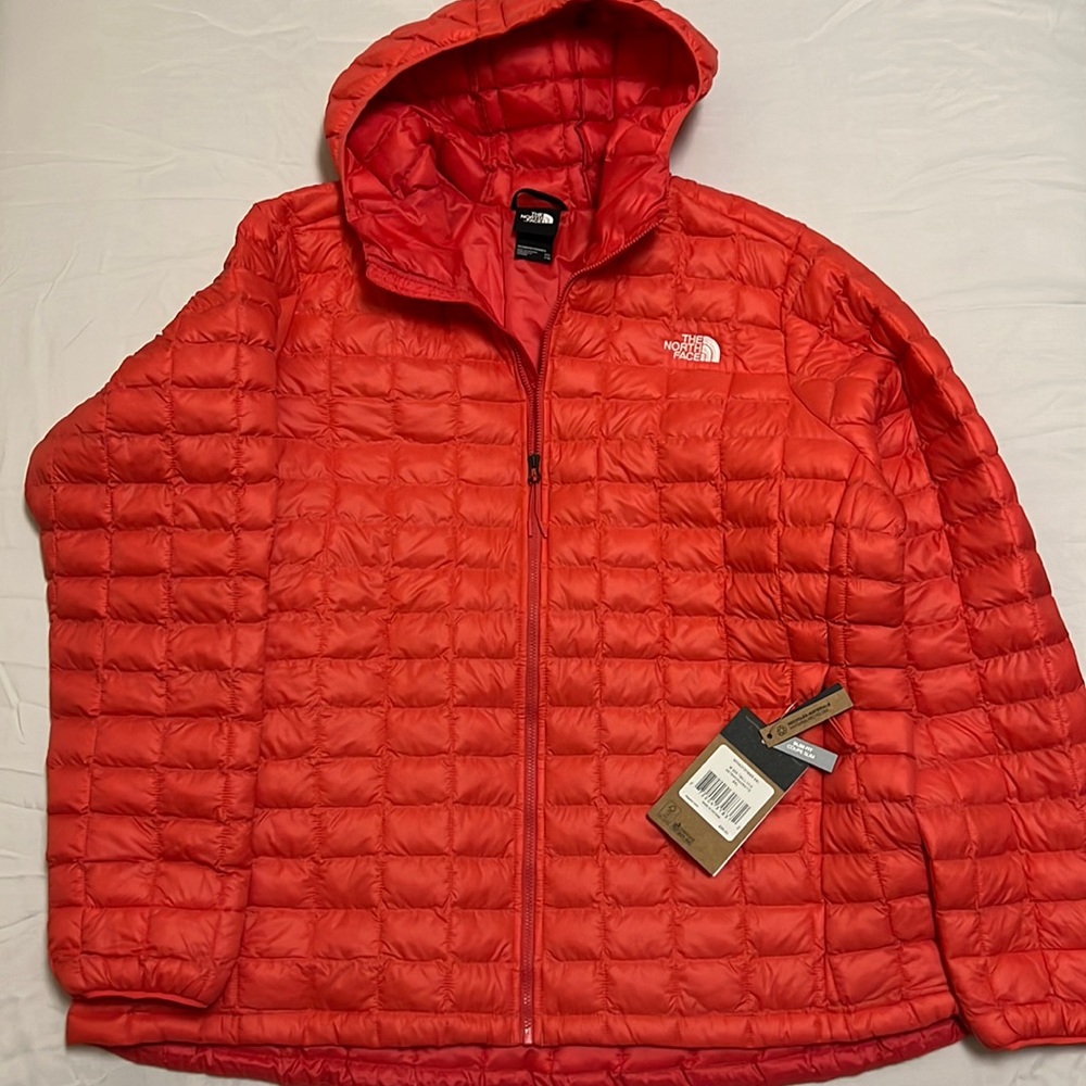 The North Face Thermoball Eco Hoodie- Women’s Cayenne Red Matte 2X-Large ( New )